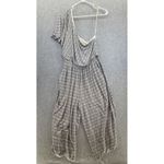 Anthropologie MAEVE  One shoulder romper Jumpsuit Size Small Wide leg Boho Photo 7