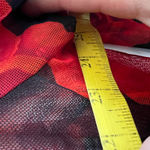 Vintage Black Floral Mesh Duster Cardigan Sheer Kimono Goth Romantic Witchy 3X Photo 5