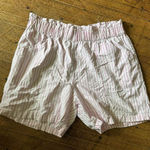 Ki Ko Mo vintage pink & white striped L high waist shorts Size L Photo 0
