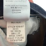 MOTHER The Rascal Ankle Zip Jeans Women’s 24 Blue Straight Cropped Denim Photo 10