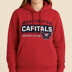 Washington Capitals Hoodie Medium Red NHL Fan Sweatshirt Photo 0