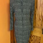 Vtg 80s mixed floral print layered dress Black Size M Photo 11