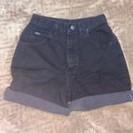 Lee Black Denim Shorts Photo 0