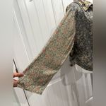 Natural Life Green and Cream Floral Button-Down Shirt Photo 4