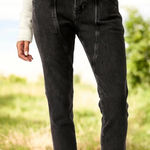 Free People NWT  We the Free Beacon Slim Crop Jeans | Black Quartz | 25 Photo 0