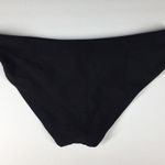 Becca  Ribbed Bikini Bottom Black Sz M Photo 4