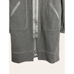 Rebecca Taylor Gray Sequin Zip Up Duster Jacket Dress Size 10 Photo 2