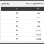 Dansko BROWN LEATHER PLEATED MARY JANE CHUNKY HEEL SHOES WOMENS SIZE 41 … Photo 7