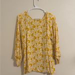 Staccato  Mustard Floral Blouse Photo 2