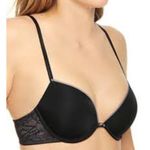 Calvin Klein F3318 Naked Glamour Push-Up Bra With Lace Black 34D Photo 1