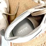 Geox Grey Snakeskin Silver Metallic Low Photo 6