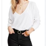 Free People  Santa Clara Thermal Top Alabaster White Sz XS Photo 0