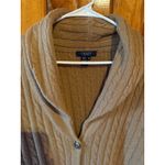 CHAPS ‎ Womens Cable Knit Shawl Collar Button Front Cardigan Sweater Photo 2