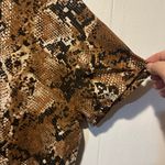 ZARA  animal print top size L Photo 3