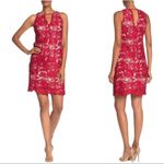 Sam Edelman  Lace Keyhole Sheath Dress Red Size 0 Photo 1