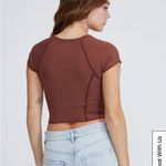 PacSun  brown cropped top Photo 1