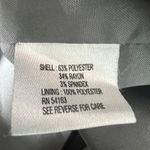 Calvin Klein Button Front Women's Long Sleeve Black Blazer Size 6 Semi Cropped Photo 5