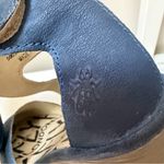 Fly London  Navy Blue Suede Leather Cross Strap Shoes Wedge Size 36 5.5 Portugal Photo 3