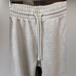 Aritzia TNA cozy fleece joggers boyfriend fit sweatpants ribbed logo high rise Gray Photo 7