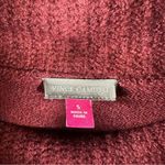 Vince Camuto Cowl Neck Sweater Drop Shoulder Soft Crisp Merlot/Burgundy S NWT Photo 4