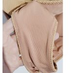 Aerie Waffle High Cut Cheeky Bikini Bottom Raw Sienna Tan Large Photo 6