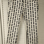 Free People Womens White Black Arrowhead Low Rise Ankle Crop Skinny Jeans 27 Photo 0