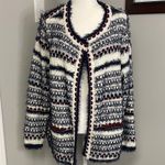 Lane Bryant Womens Plus Size 14/16 Cardigan Eyelash Sweater Fuzzy Striped Fairy Photo 0