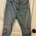 GRLFRND  Helena High-Rise Embroidery Jean Photo 0