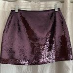 Theory Mini Skirt Roxanne Sequin Mini Skirt Purple size 2 Photo 3