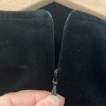 Armani Jeans Velvet Babydoll Dress US 12 Black Short Sleeve 90s Grunge Goth Photo 5