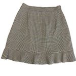 ZARA  Black and White Plaid Midi Skirt Photo 1