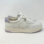 Madewell  Court Low-Top Sneakers White Light Purple 7 Photo 4
