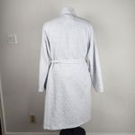 NWT Daydream by Berkshire Quilted Robe Light Grey Pockets Cotton Blend Size L Size L Photo 3