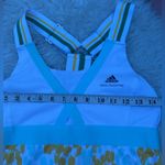 Adidas  Women's Stella McCartney Dress in White and Yellow Photo 7