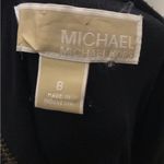 Michael Kors Michael  black sheath dress embellished size 8 Photo 5