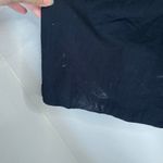 Hill House The Ana Nap Dress Mini V-Neck Poplin Black Size Small Elegant Photo 8