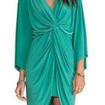 MISA Los Angeles NWT Long Sleeve Knot Dress in Eucalyptus Photo 0