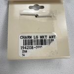 Longaberger Basket Large Market Basket Charm Antiqued Silver Tone NEW Photo 4