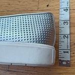 Vince Silver Leather Slip Ons Size 8 Photo 1