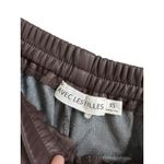 Avec Les Filles faux leather brown shorts size XS Photo 2