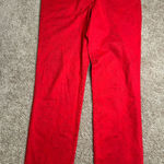 J. McLaughlin  Felicity Velveteen Red Jeans Photo 0