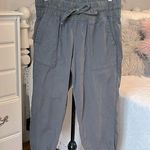 The Comfy Paperbag Gray Pants Fit Joggers Womens Small Size 4 6 Business Trousers Photo 0