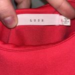 Lush Clothing Women’s Lush pink sheath mini dress with ruffles wedding bachelorette sorority Photo 3