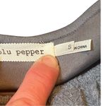 Blu Pepper Romantic Cold Shoulder Mini Shift Dress Women S Chambray 3/4 Sleeve Photo 4