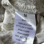 Dress Forum Green/Ivory Printed Bohemian Blouse Women Top Size Medium | 70-36 Photo 3