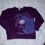 Disney Vintage  Eeyore Purple Sweatshirt size Large Photo 1