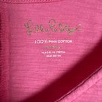 Lilly Pulitzer Eliza Watermelon Pink Knit Short Sleeve V-Neck Dress Size XS Photo 6