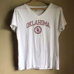 Russell Athletic White V-Neck University of Oklahoma tee Photo 0