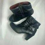 Pikolinos  Women’s Verona Black Leather High Heels Side Zip Ankle Booties Photo 1