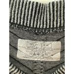 Athleta High Neck Gray Black Ribbed Sleeveless Workout Tank Athletic Top S Photo 2